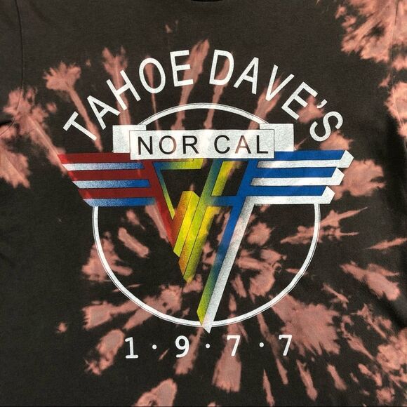 Tahoe Dave’s Norcal Reverse Tie-Dye T-Shirt sz S - Picture 3 of 8